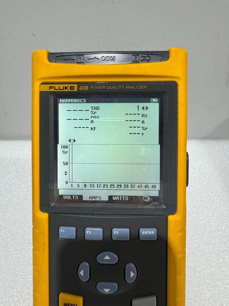 Fluke 43B Power Quality Analyzer, with new battery pack