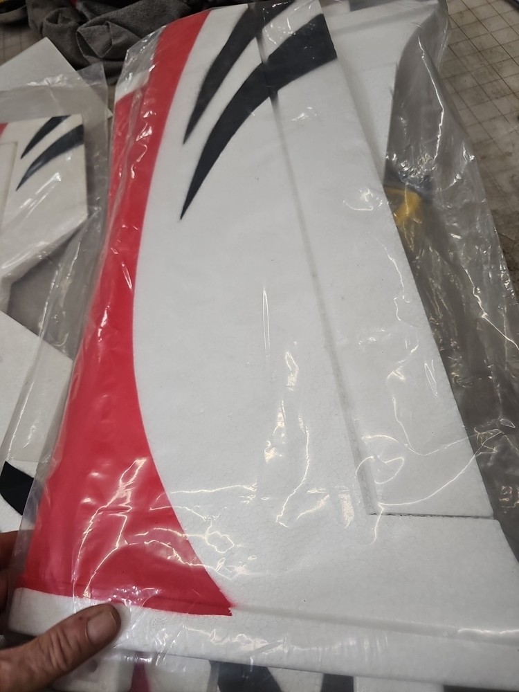 Dynam Sukhoi SU-26M V2 Red Wing Set With Free Elevator