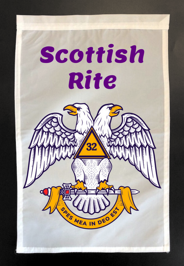 Scottish Rite Garden Flag