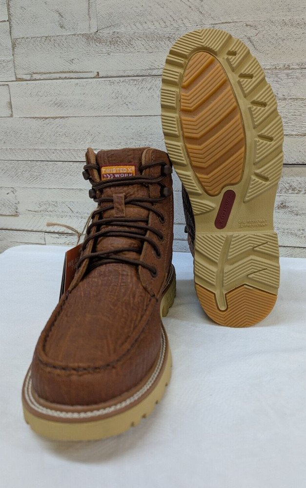 Men's Twisted X 6" Work Boot-Rust MXCW005