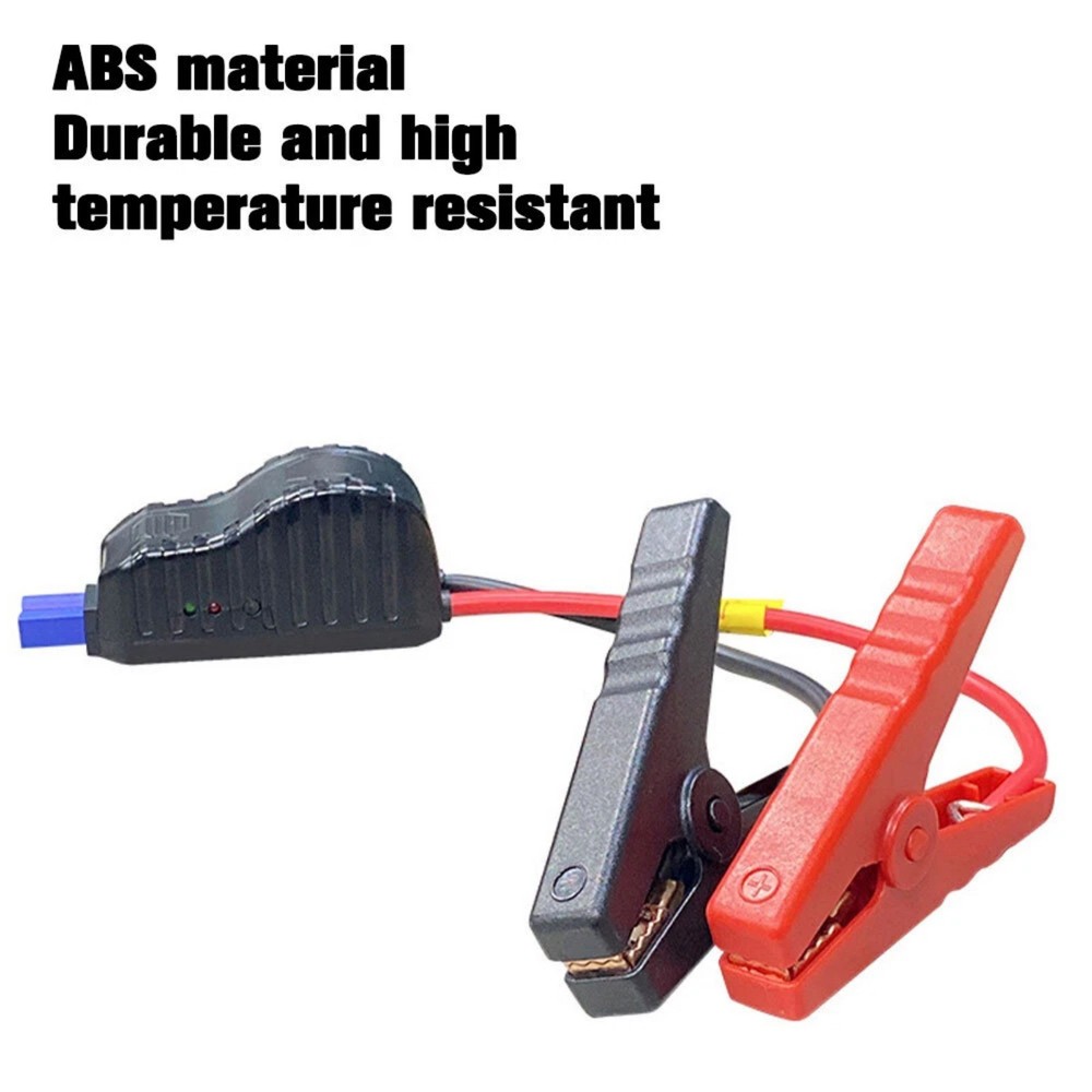 Multi-Functional Smart Battery Clamp with LED Indicators for Jump Starter Packs