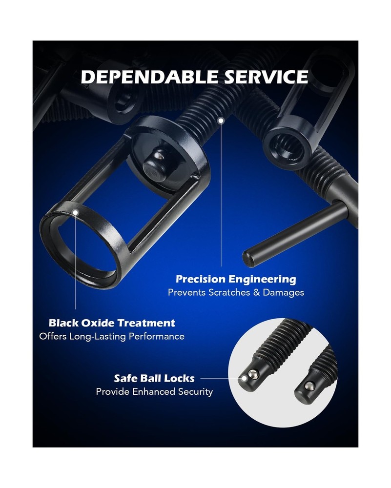 Orion Motor Tech Valve Spring Compressor, 10 Piece Spring Clamp Tool Kit with...