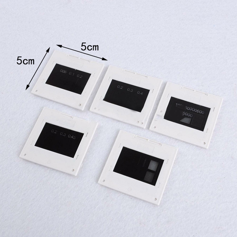 Interference Diffraction Grating Set 5pcs with Double and Triple Slits