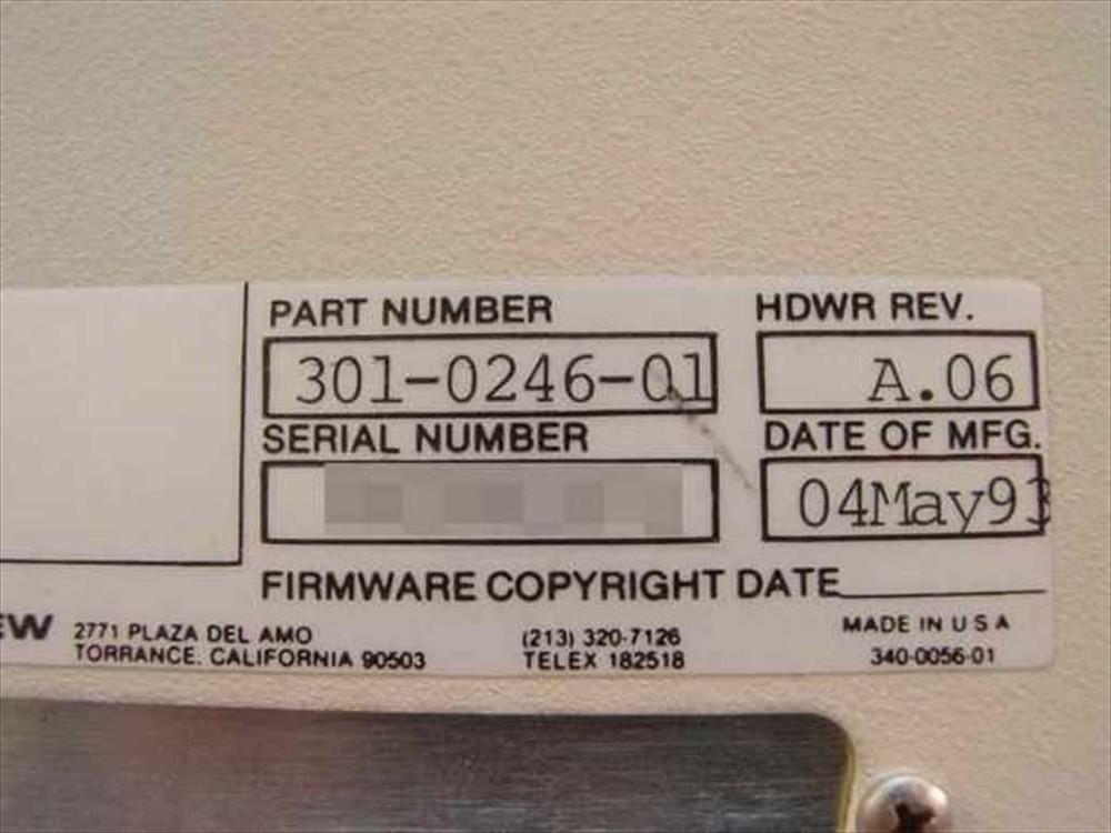 Andrew Bridgeport Network Ring Controller in 19" Rackmount 7606