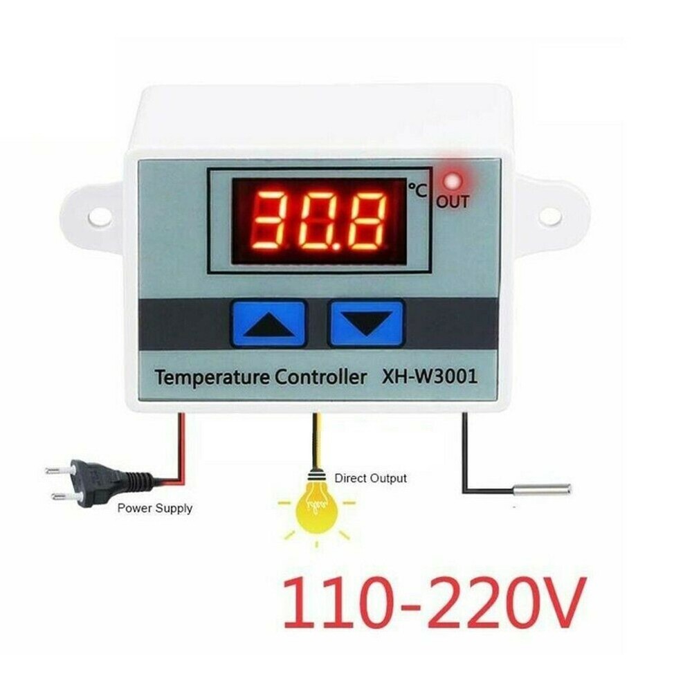 Digital 110V Incubator Temperature Controller-Thermostat Switch Probe Tester New
