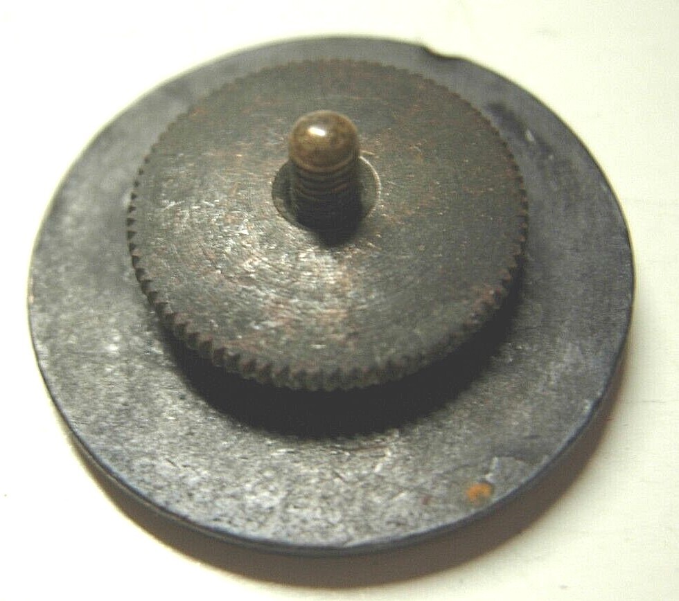 WW1 Air Service Collar Disk - Silver Prop - Screw Back