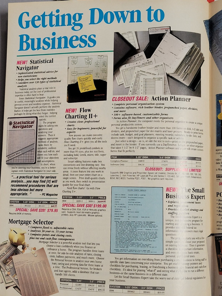 Power-Up Software (1990) Computer Software Catalog USA English VG/VF Condition
