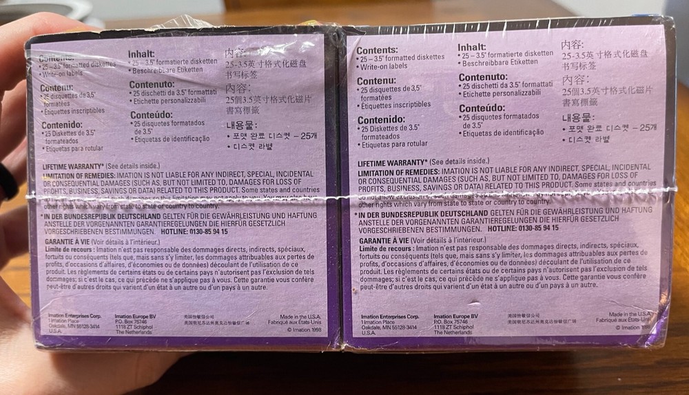 50 Count Imation 2HD Floppy Disks