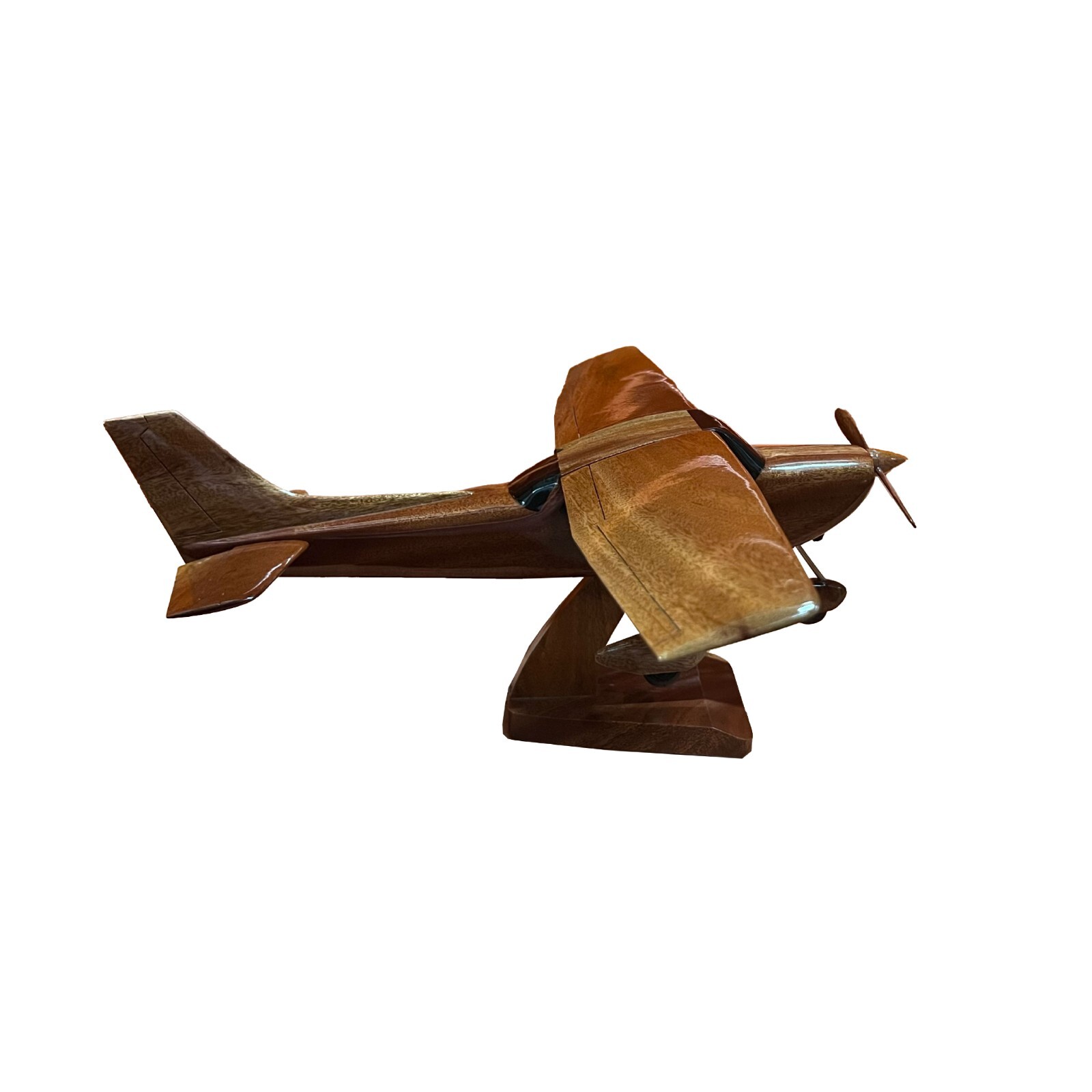 Cessna 172 Mahogany Wood Desktop Airplane Model