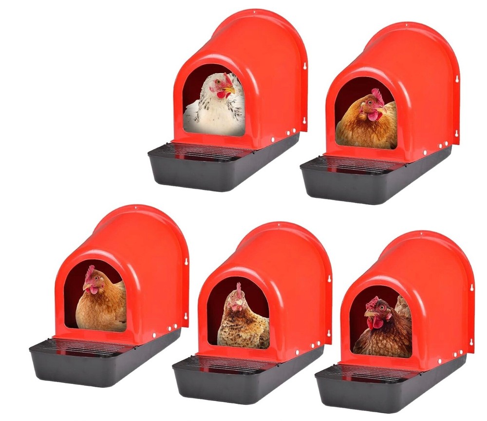 5x Single Hanging Chicken Hen Nesting Box NestBox