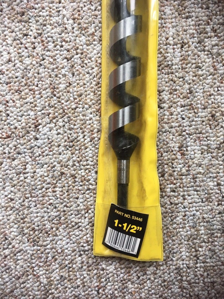 KLEIN TOOLS SHIP AUGER BIT 1-1/2" PART # 53446 NOS