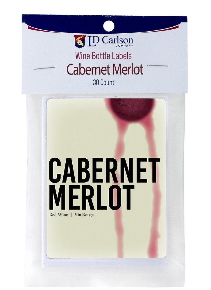 Cabernet Merlot Wine Labels