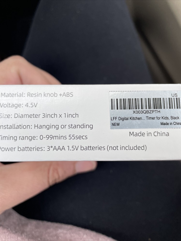 LFF Digital Timer LED Display Cooking Kitchen Or Kids Countdown