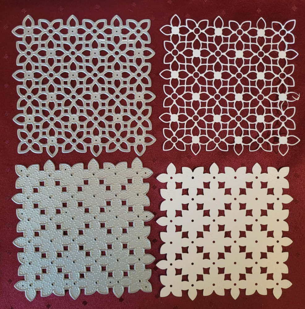 Stampin' Up! PETAL PATTERNS cut & emboss dies - large, background