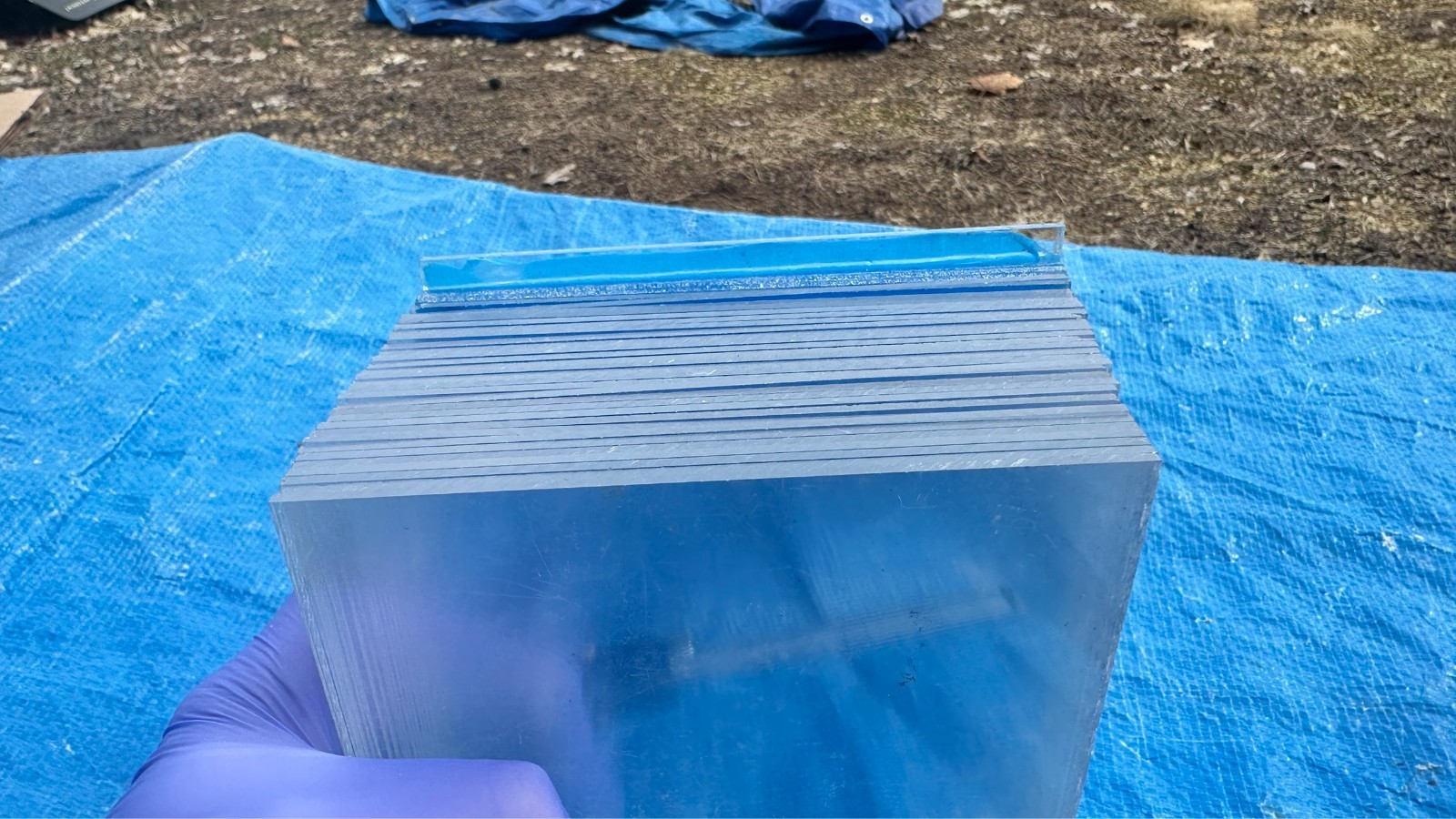 Lot 4 New & 29 Used Sheets 5-1/8" x 8-1/2" Acrylic Clear Plexiglass Plexi