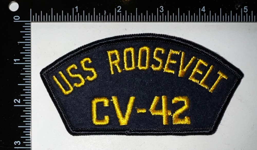 USN US Navy USS Roosevelt CV-42 Patch