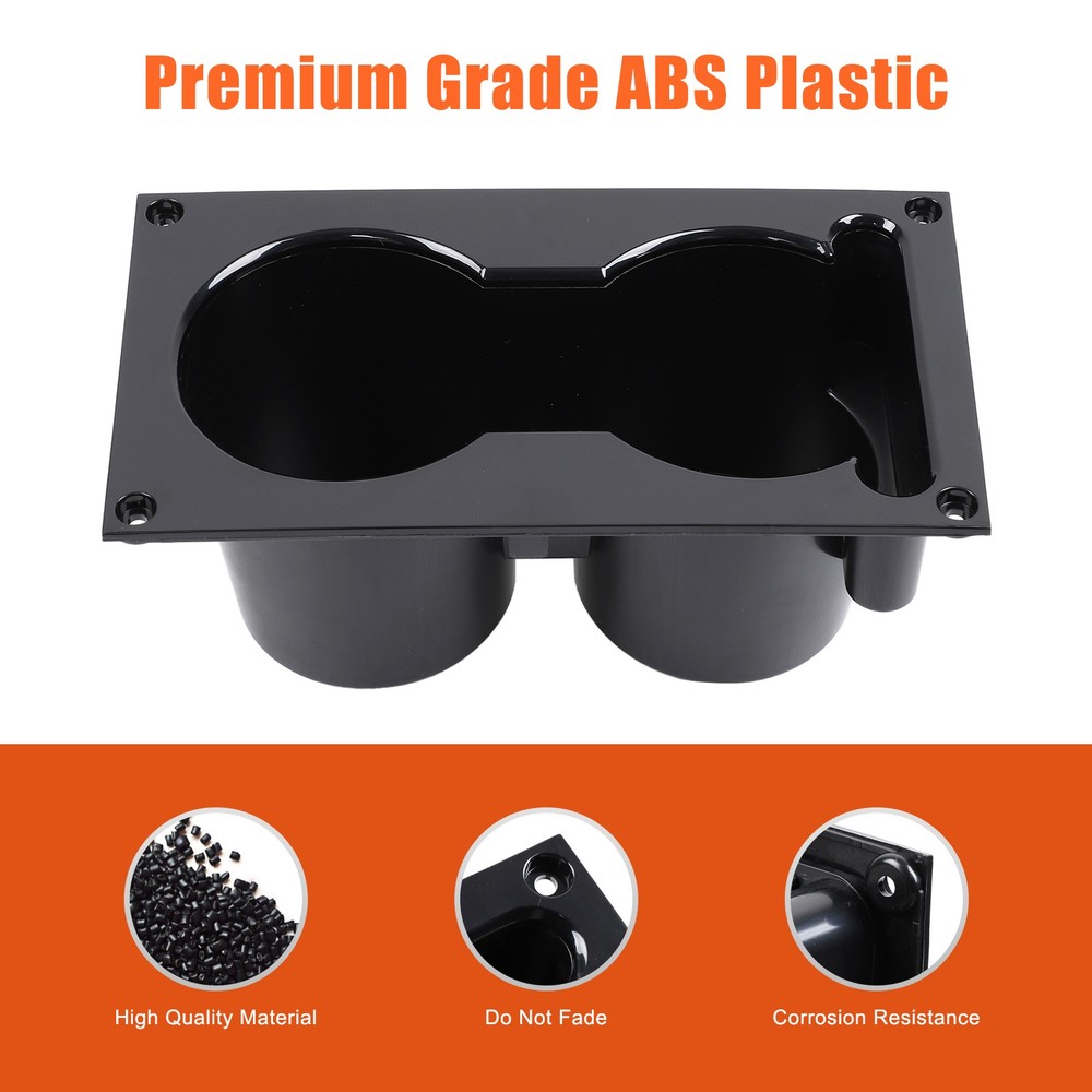 Matte Black Center Console Insert Cup Holder Replacement For INEOS Grenadier 20+