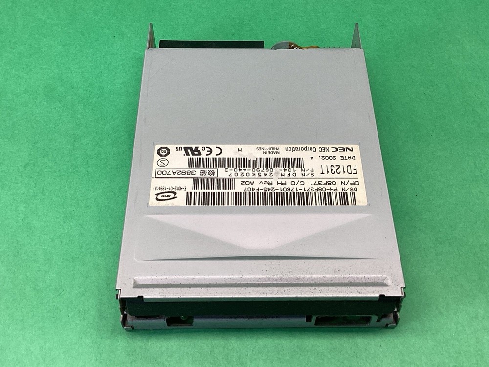 NEC FD1231T Dell Dimension 3.5” Internal Desktop Floppy Disk Drive - UNTESTED