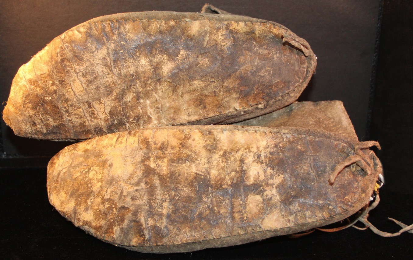 1890s Central Plains Tribe Moccasins