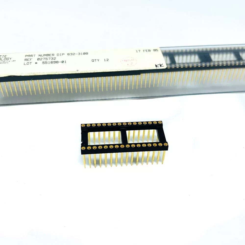 McKenzie Technology IC Socket DIP 632-310B 32 Position 12 pcs Pack
