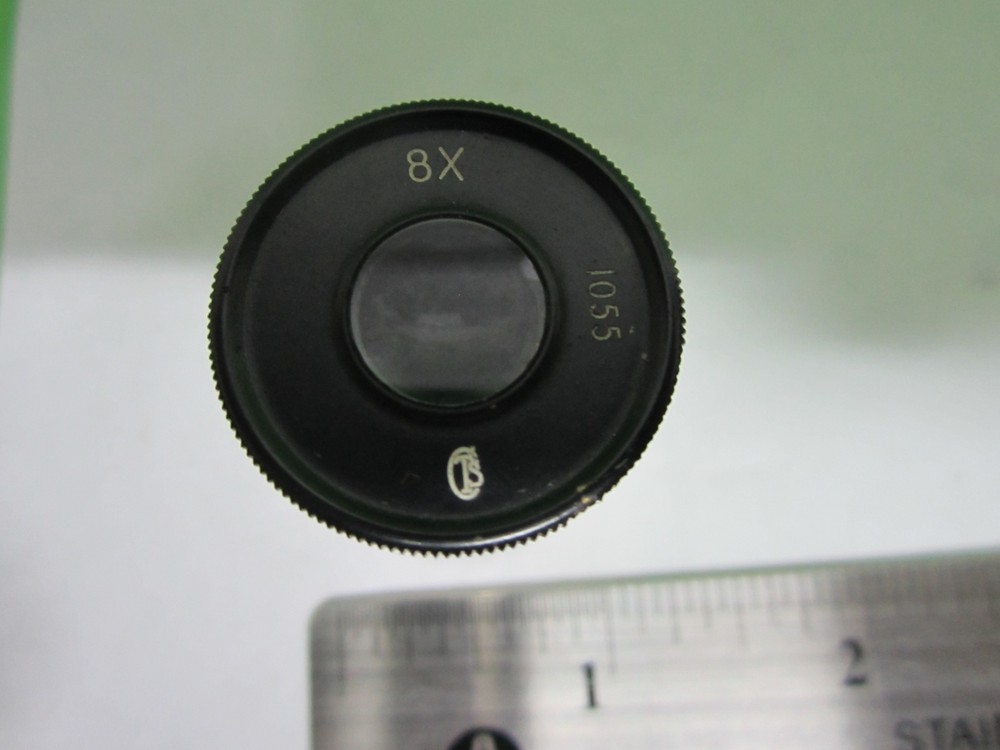 MICROSCOPE PART EYEPIECE 8X OPTICS #65-24