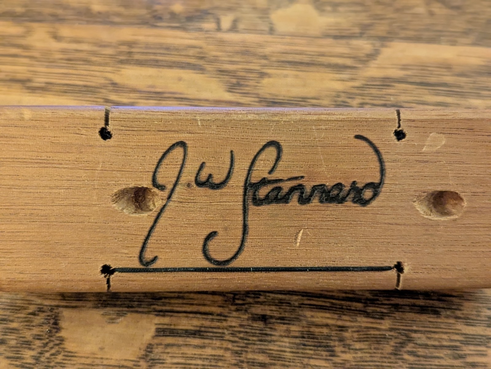 Single Note Metal Energy Chime On Wood Block With Mallet