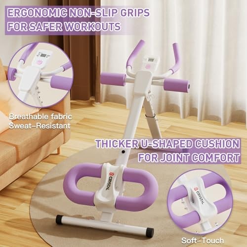 Ab Machine, Ab Workout Equipment Abdominal Trainer, Adjustable Abdominal