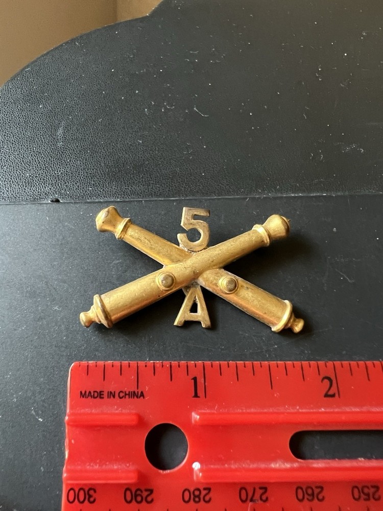 Pre WW1 5th Artillery Battery Collar Device