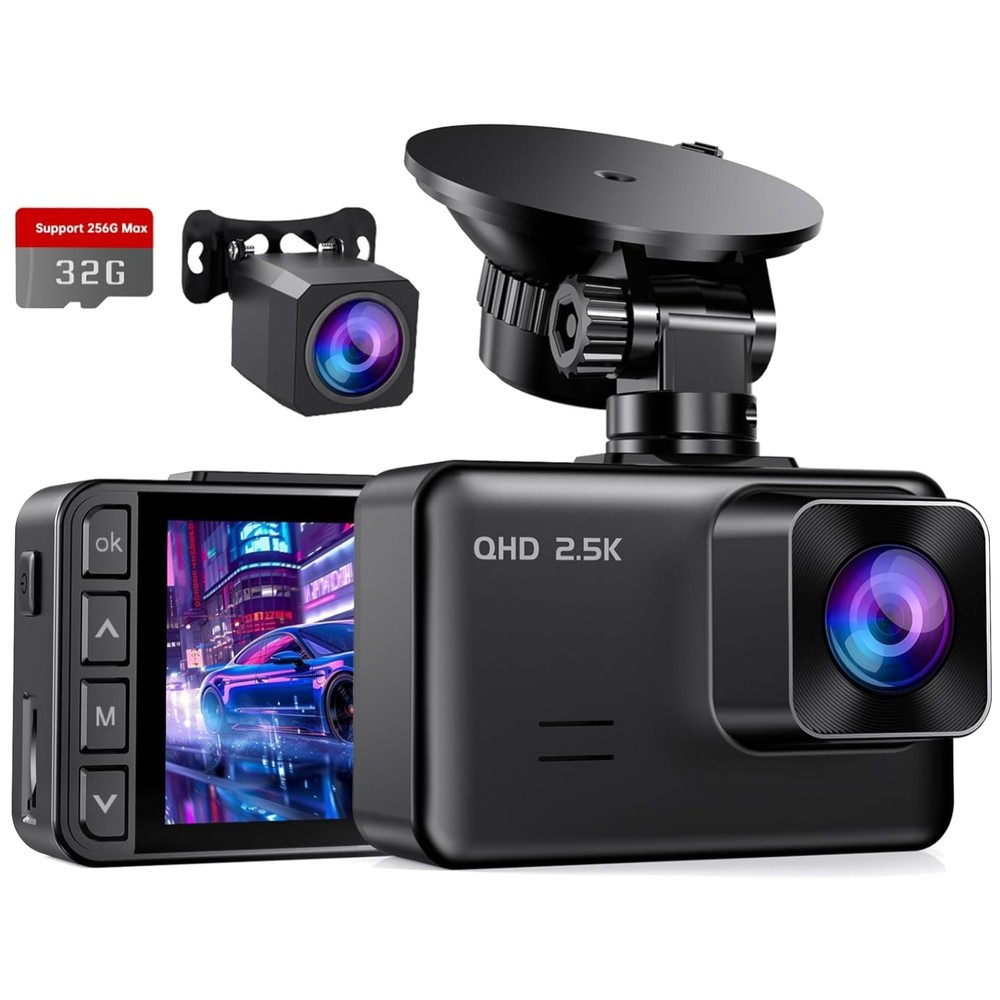 High-Resolution Dash Camera Bundle, Night Vision