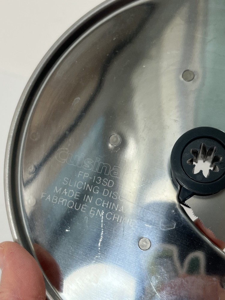 Cuisinart Food Processor Replacement Part Slicing Disc ONLY FP-13SD
