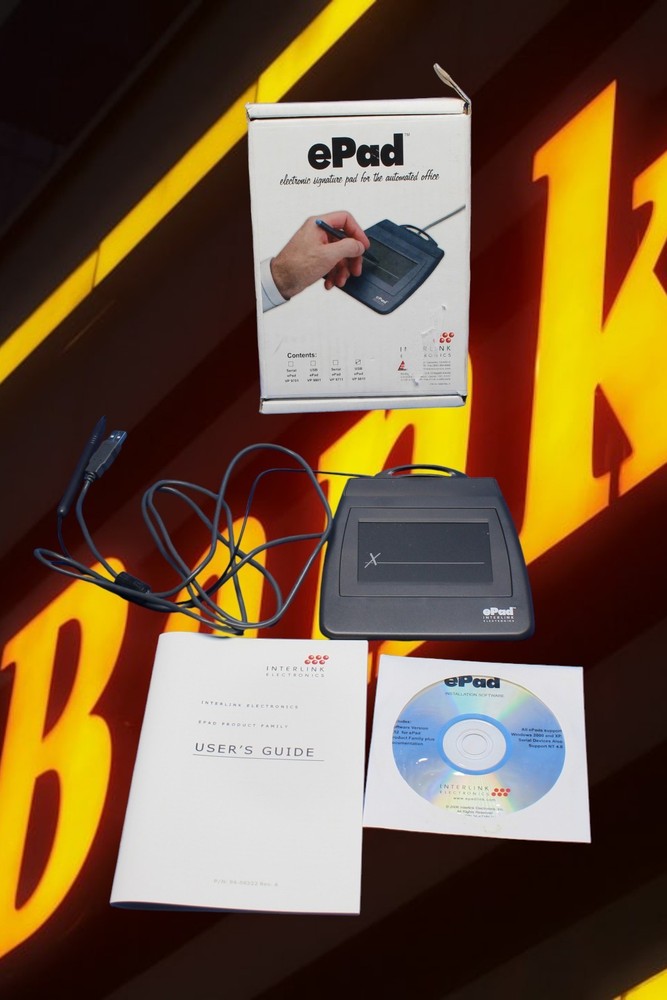 Interlink Electronics ePad USB ePad VP 9811 Electronic Signature Pad