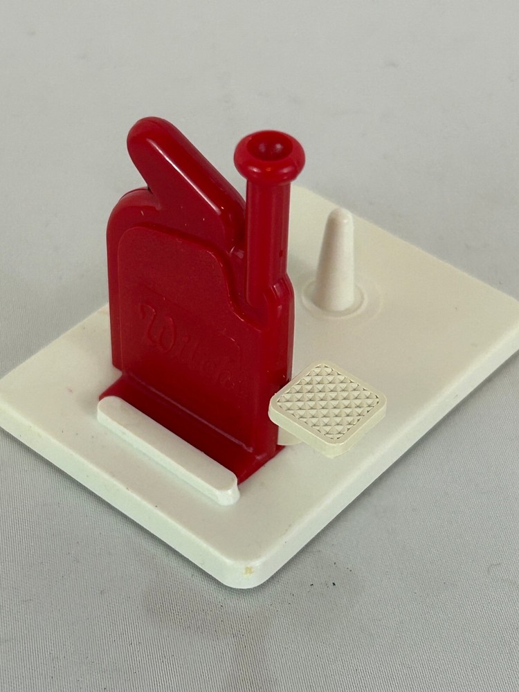 Vintage Witch - Hexe White Red Automatic Needle Threader with Light Aqua Box