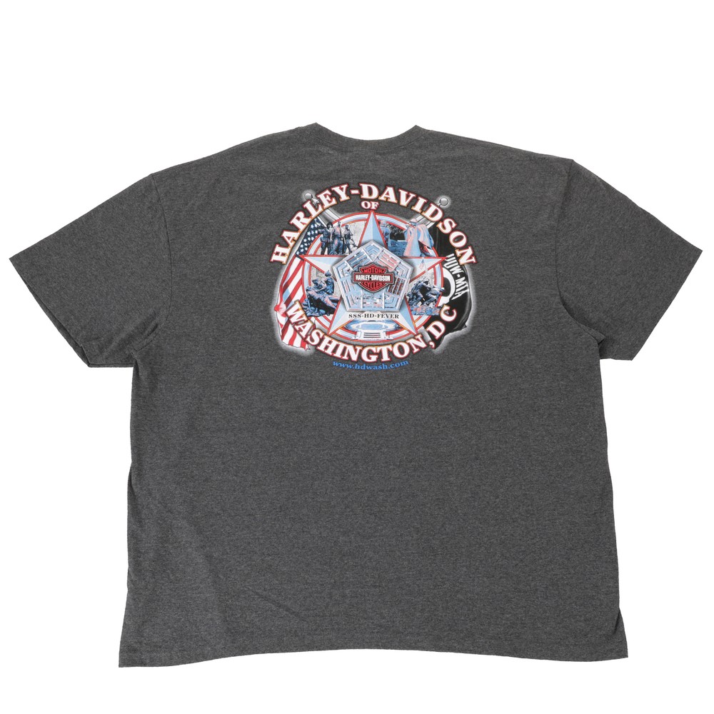 Grey Harley Davidson Graphic Tee