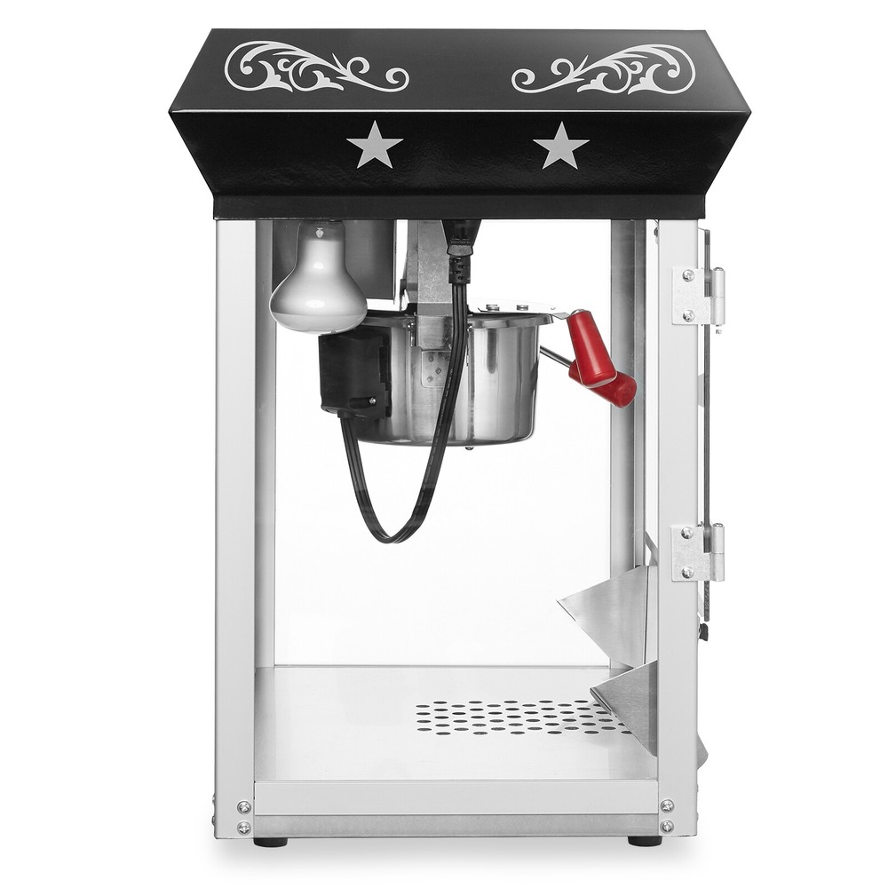 Bar Style Popcorn Machine Maker Popper with 6-Ounce Kettle