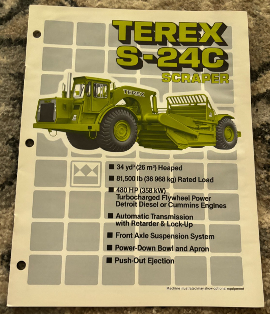 Terex S-24C Scraper Pan Brochure FCCA25
