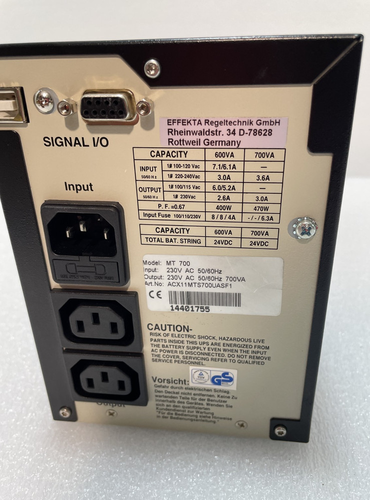 Effekta MT700 MT 700 UPS