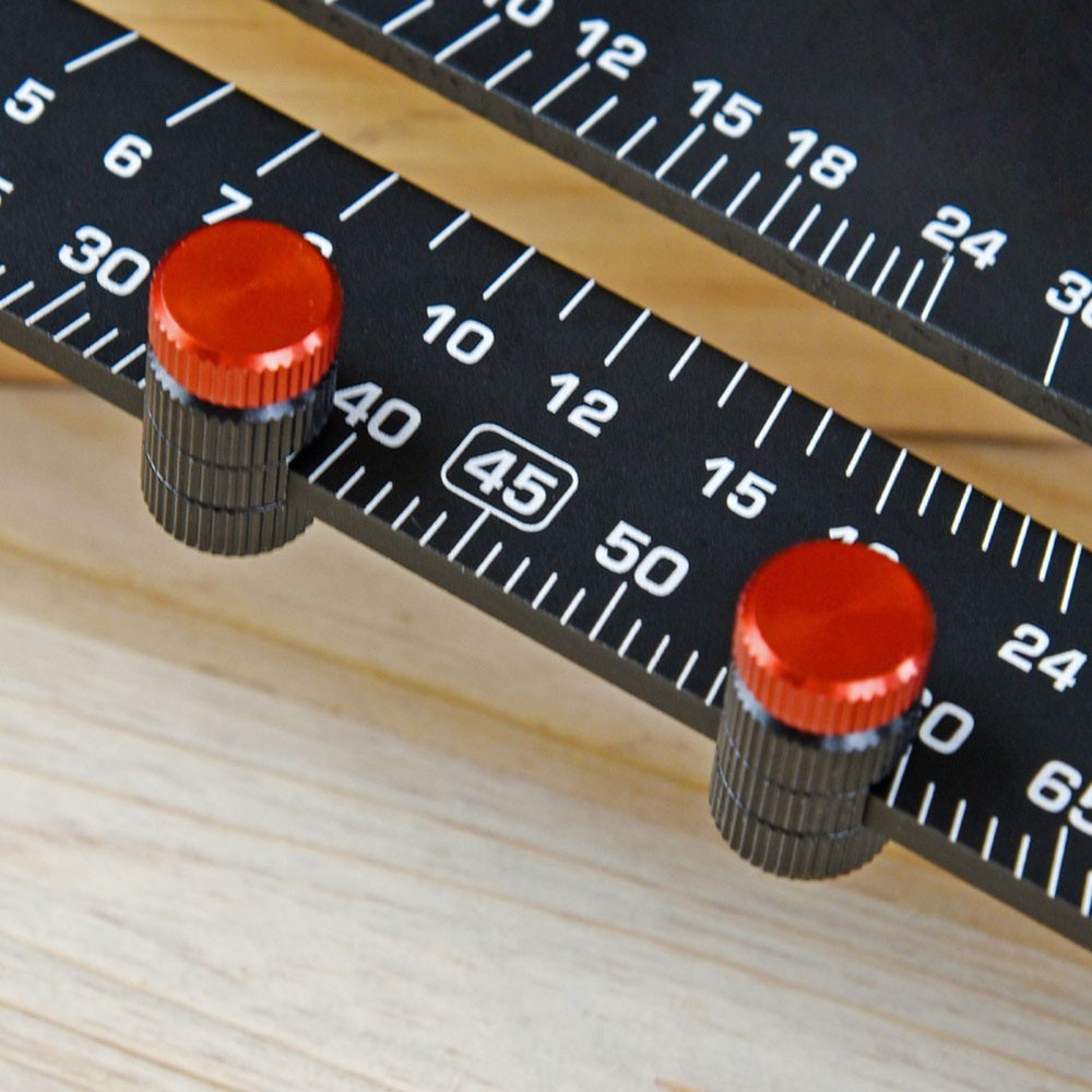 Woodworking Triangle Ruler Locator Positioning Adjustment Block DIY Tool