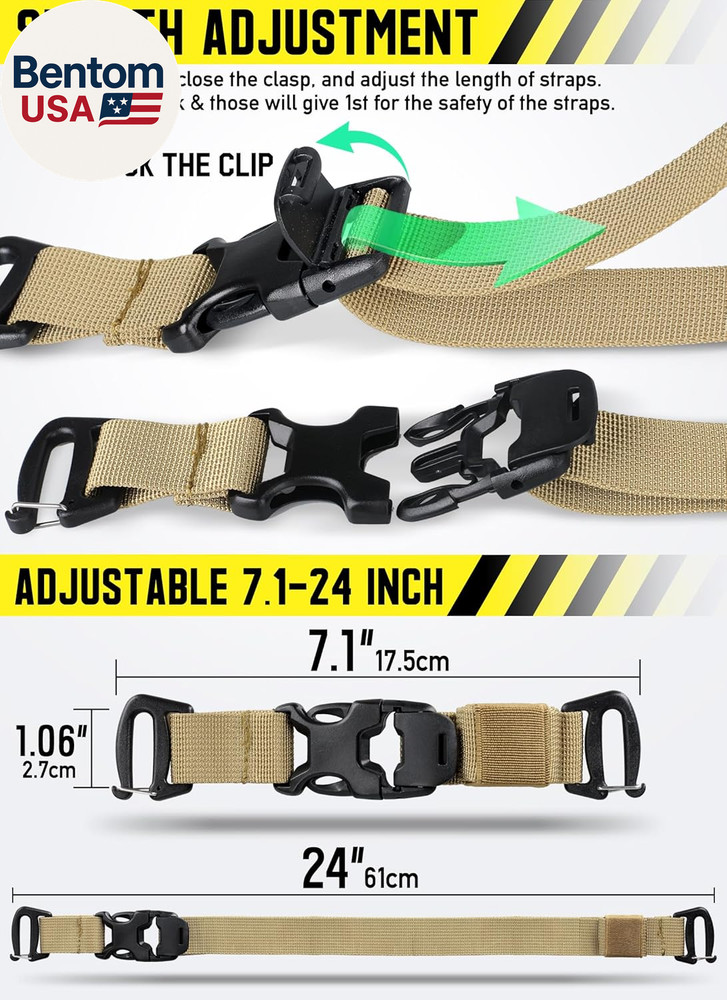 Molle Backpack Straps Tactical Rush Tier System Molle Attachment for Tactical Mi