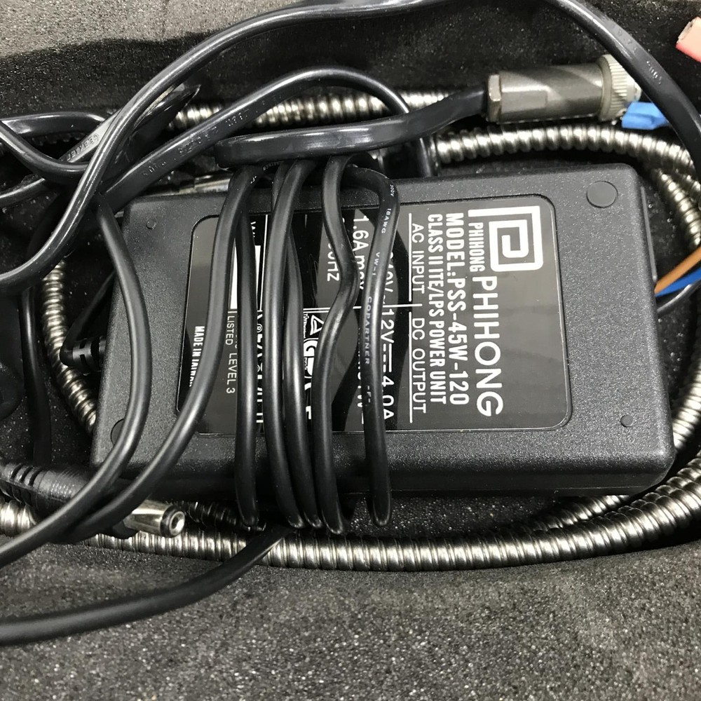 Unknown Brand Video Endoscope w/ Light Source & Case