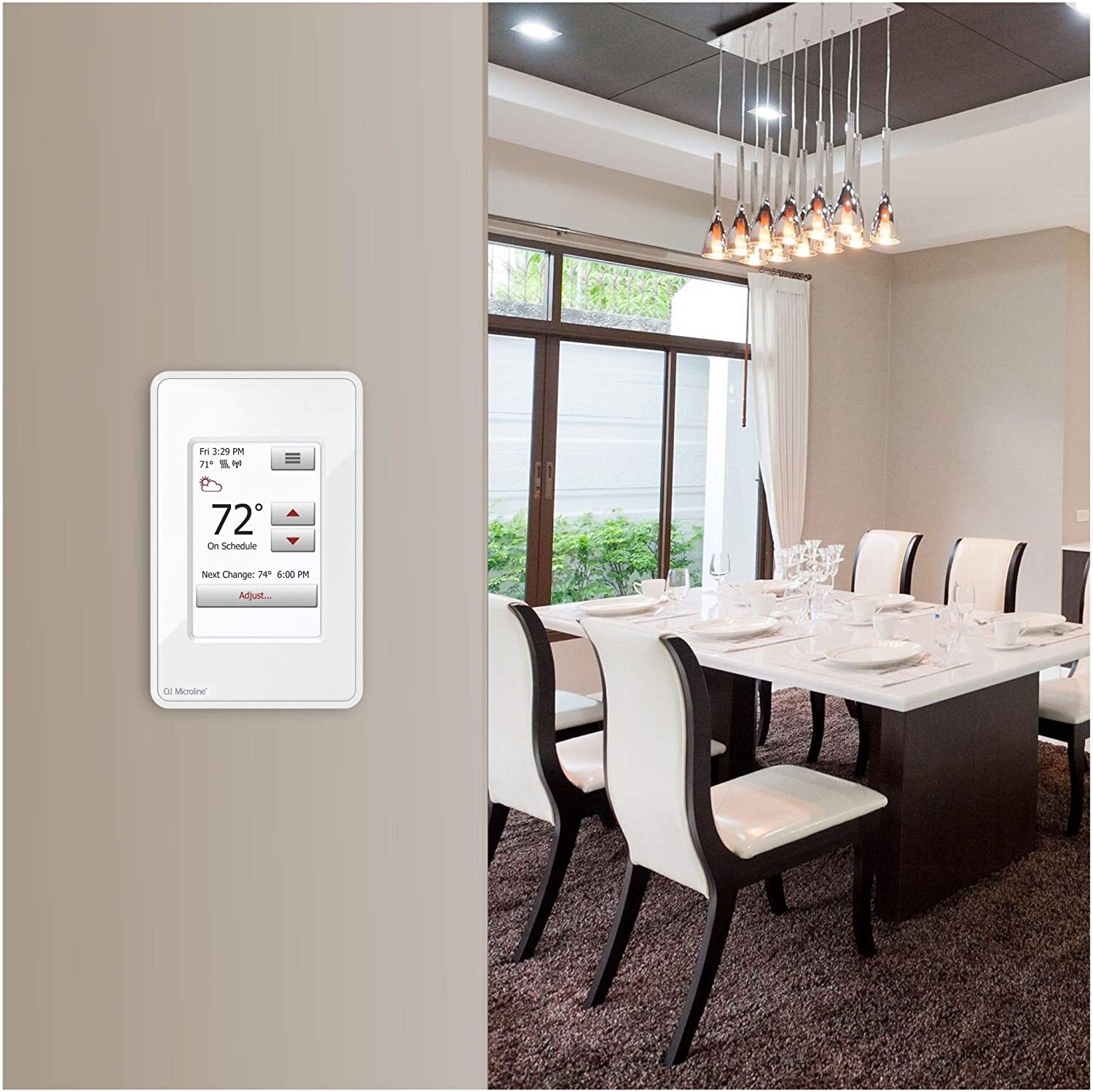 OJ Microline UWG4-4999 Wifi Programmable Floor Heating Thermostat with GFCI