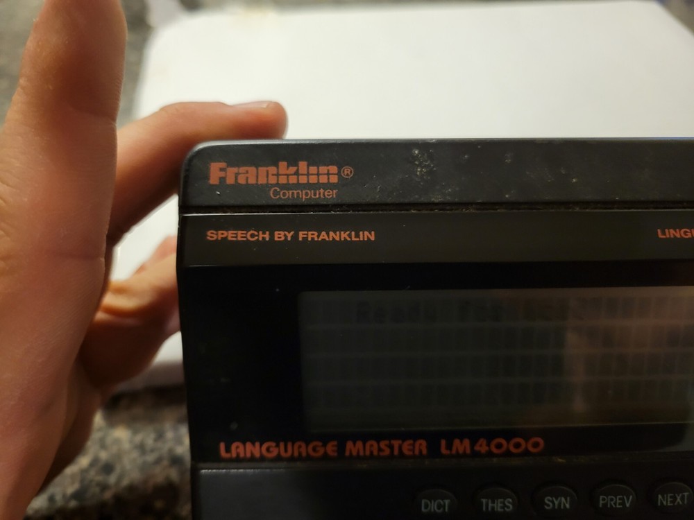 Franklin Computer Language Master Lm4000
