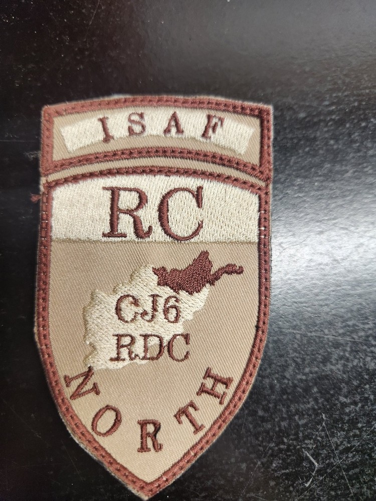 ISAF RC North Afghanistan CJ6 RDC Communications Patch