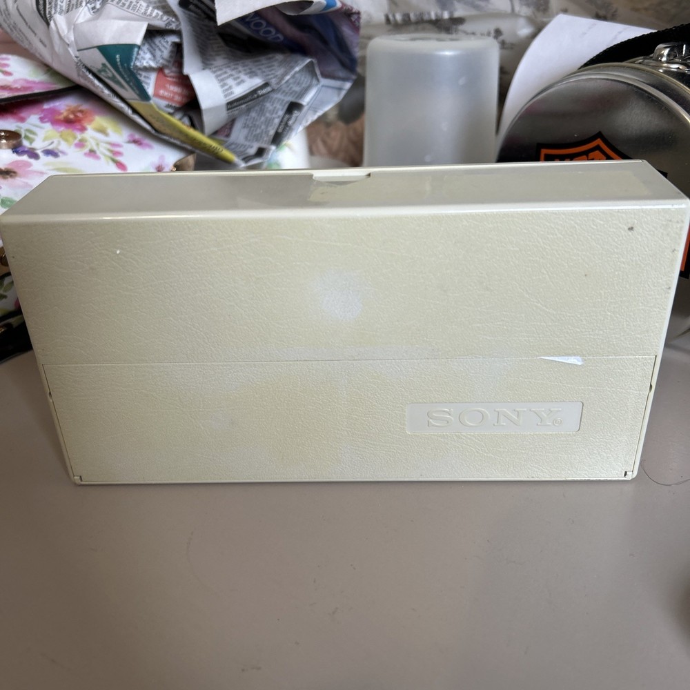 Sony 3.5” Floppy Disk, Media Case, Storage Vintage, Library