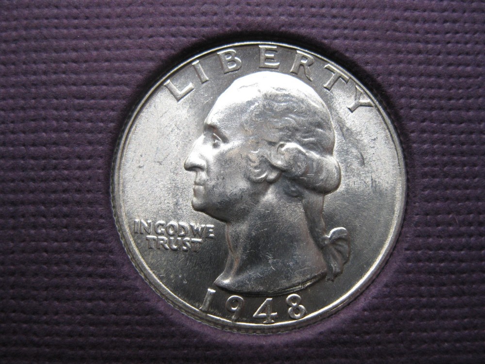 1948 D US Silver Mint Set Brilliant Uncirculated!