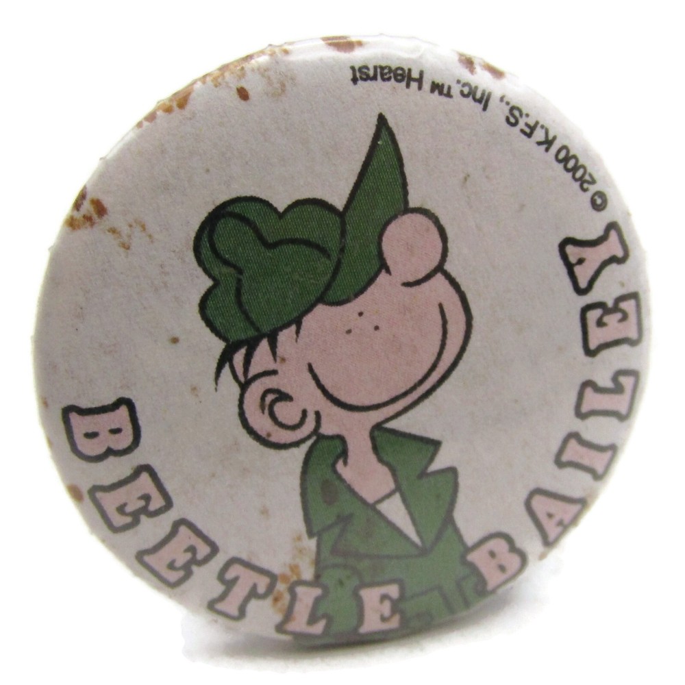 Beetle Bailey Pinback Button 2000 King Features Syndicate Comic Strip Pin