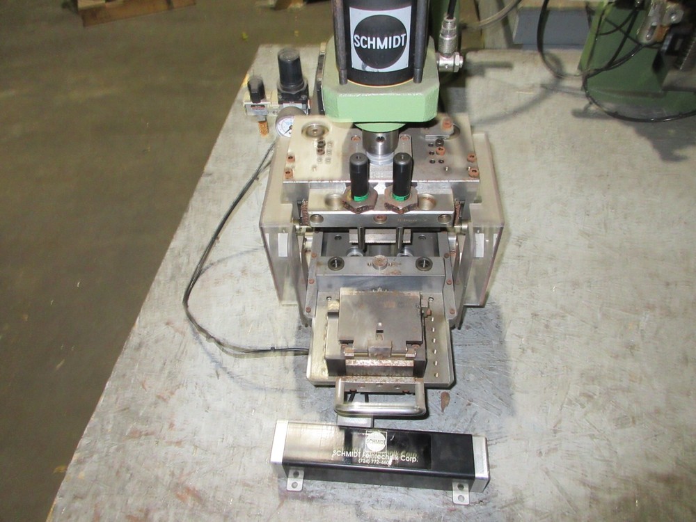 SCHMIDT PNEUMATIC PRESS 2" STROKE TYPE 22 / 22-005 650LB CAPACITY #A