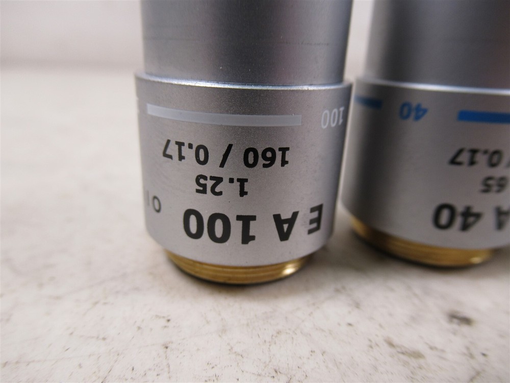 Wolfe Contour Microscope Objective Lenses EA100x EA40x EA10x EA4x