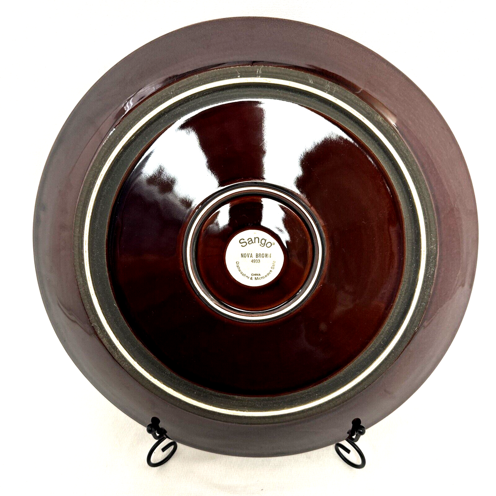 Sango Nova Brown 14" Serving Platter 4933-14