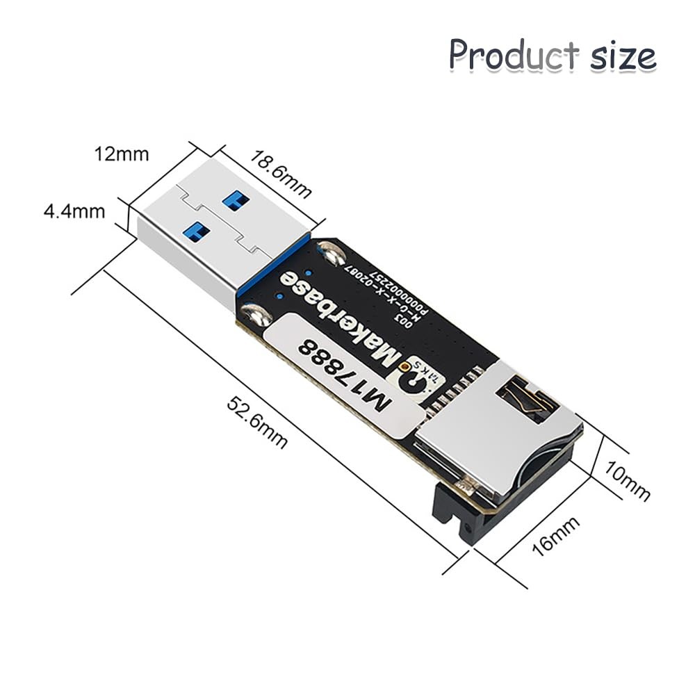 2 PCS HighSpeed EMMC USB 3.0 Adapter V2 MicroSD TF Card Reader Module