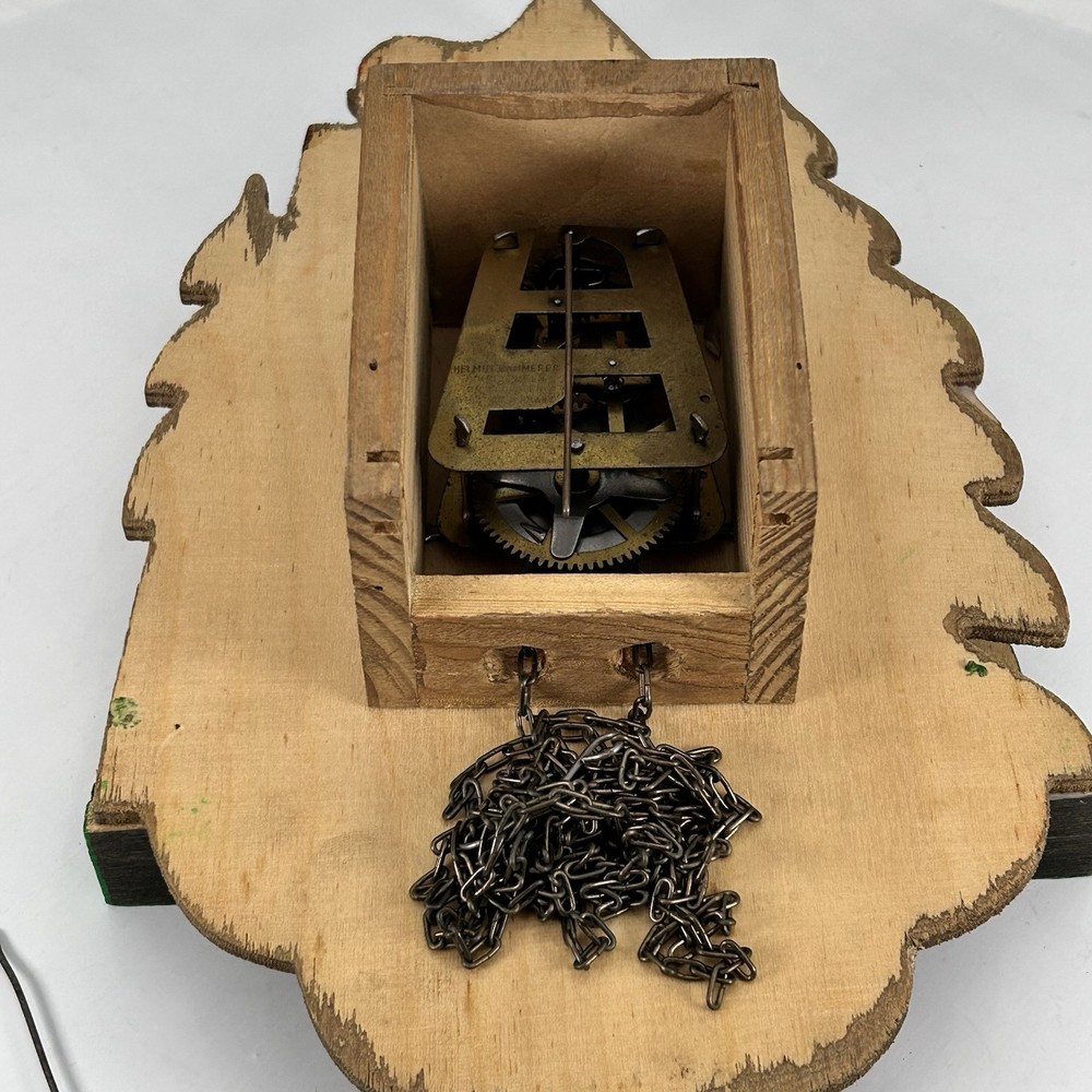 Vintage Chalet Style Helmut Kammerer Cuckoo Clock W/ Pendulum UNTESTED